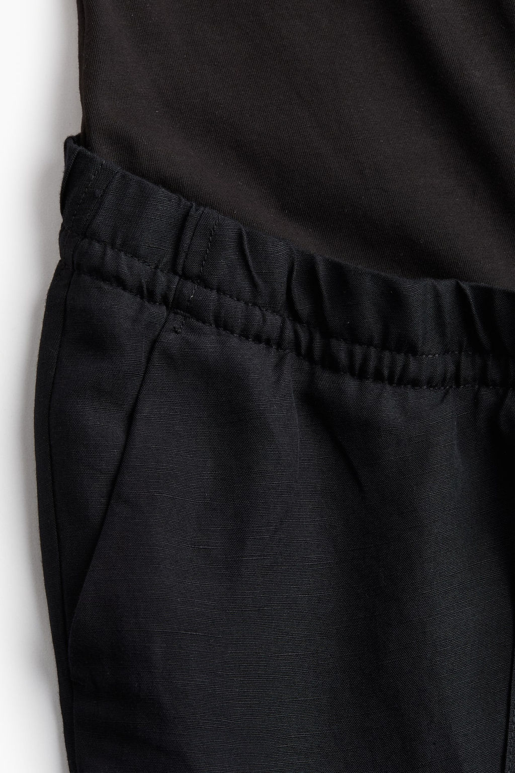 MAMA Pantalon en mezcla de lino - H&m фото 6