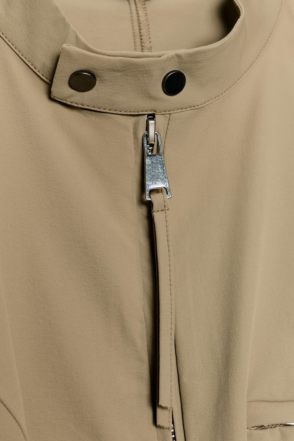 MONO CORTO CREMALLERA / Khaki oscuro - Zara фото 8