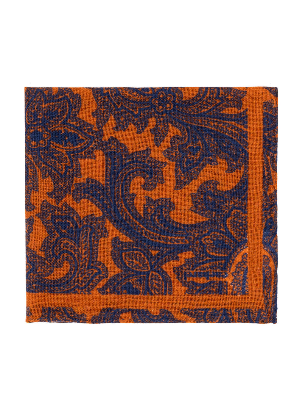 Оранжевый шерстяной платок - Cacharel фото 3