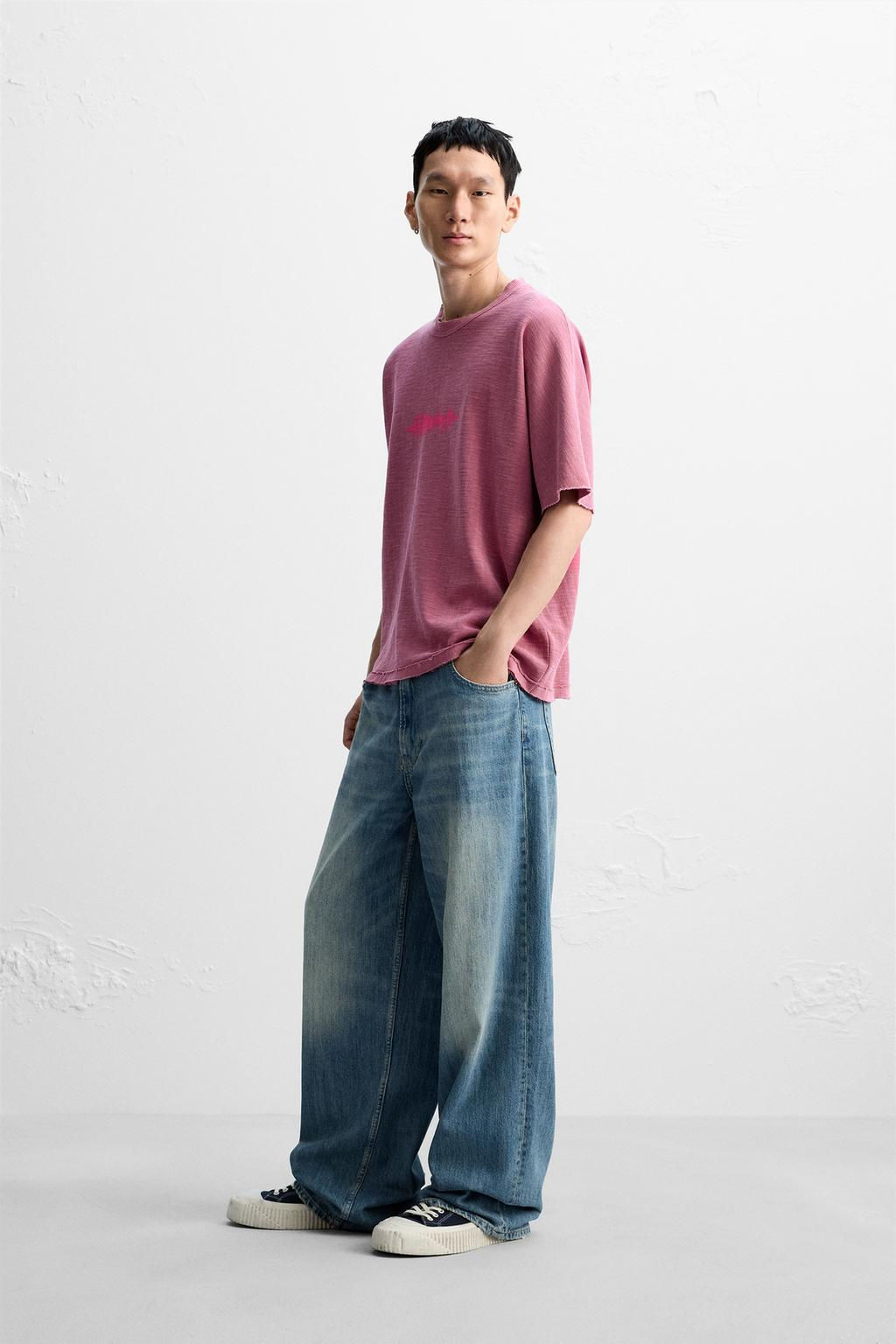 KNIT T-SHIRT WITH PATCH - Zara фото 4
