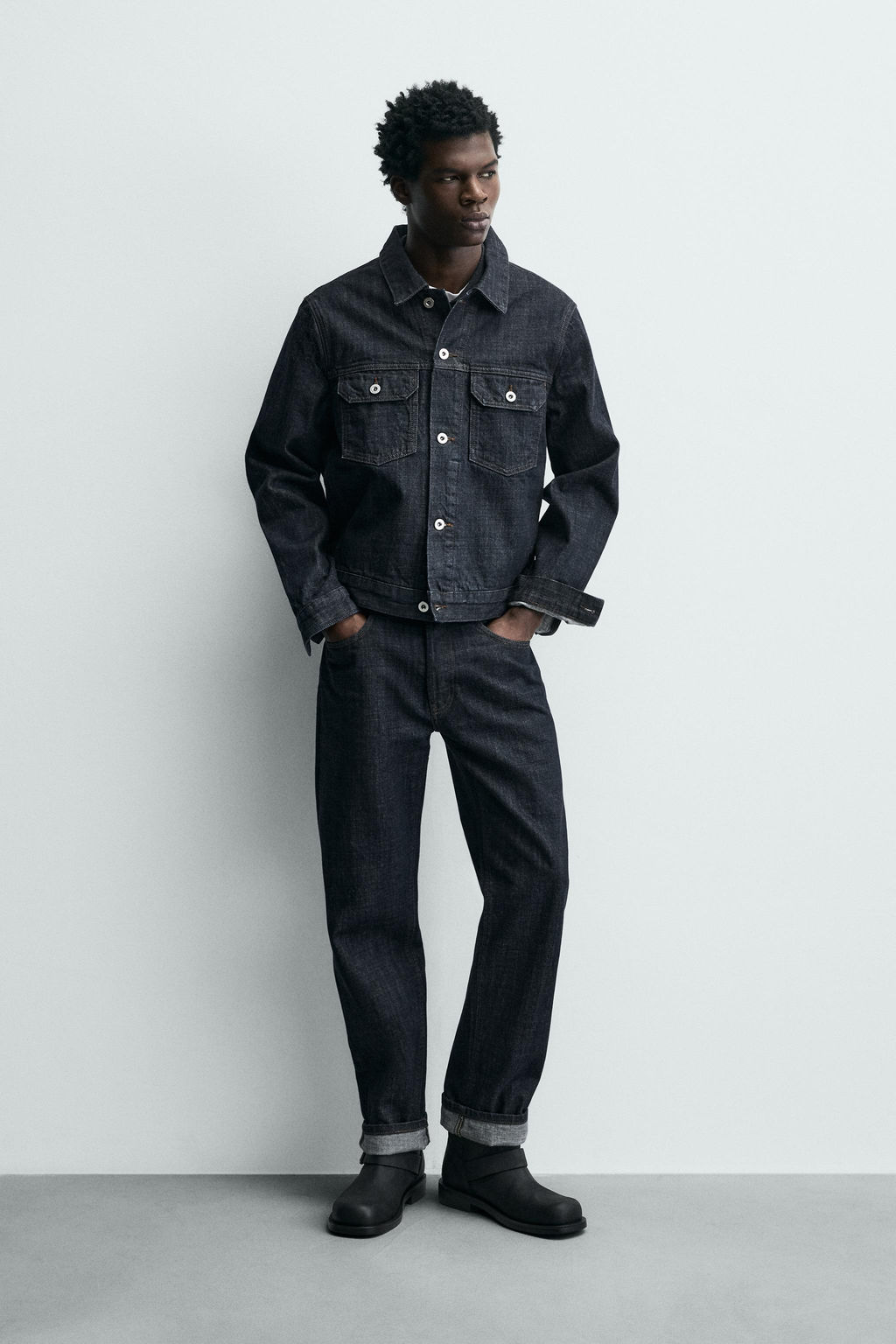 BUCKLED LEATHER BOOTS