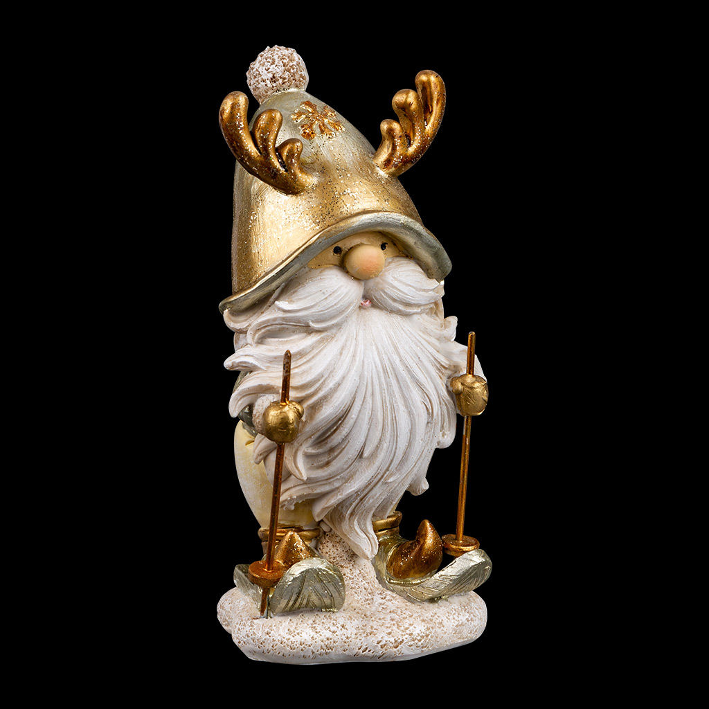 АКЦИЯ Цена за 4 шт. Сувенир ErichKrause Decor Гном золотой 13см