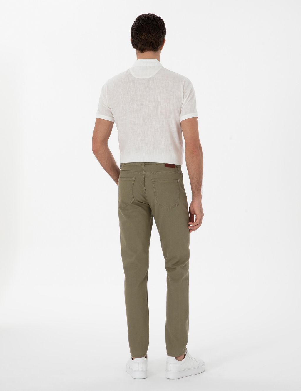 Ye_il Slim Fit Pamuk Kar___ml_ Jean Pantolon - Cacharel фото 4
