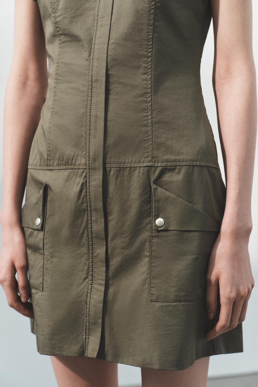 TRENCH COAT DRESS WITH POCKETS - Zara фото 3