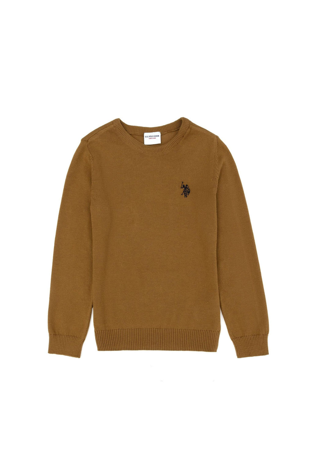 U. S. Polo Assn Базовый свитер светло-хаки для мальчика - U.s. polo assn фото 4