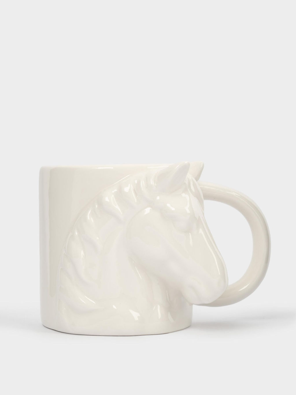 Кружка, 500 мл, фарфор P, белая, Конь, Horse - Anna lafarg фото 3