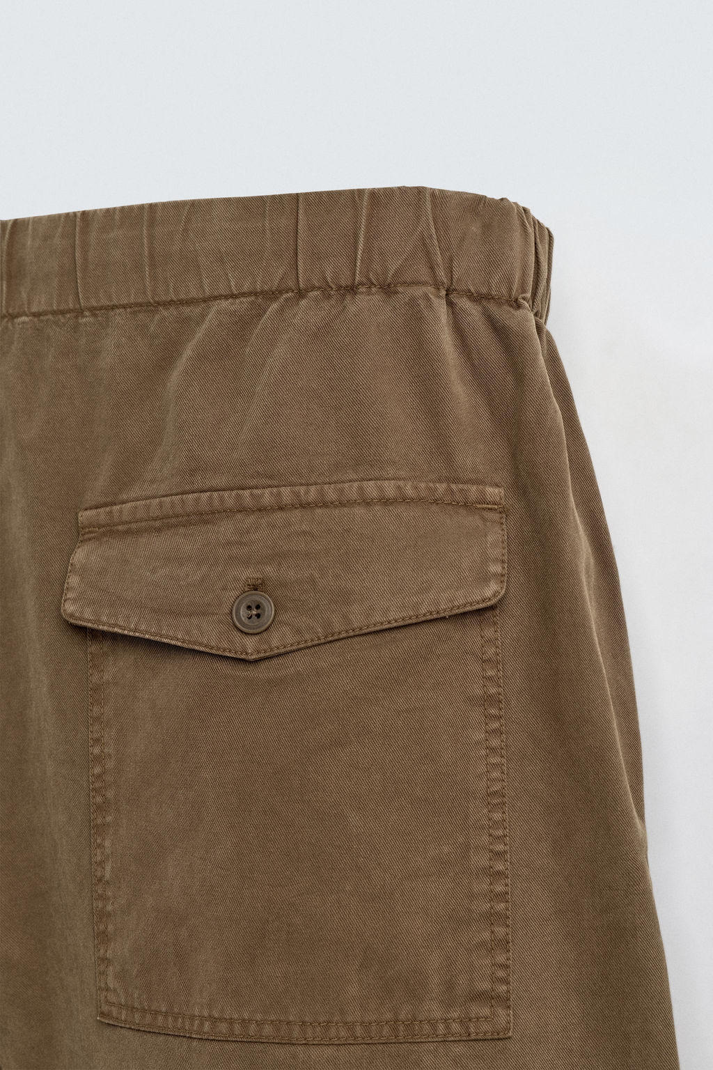 LYOCELL-COTTON RELAXED FIT BERMUDA SHORTS - Zara фото 10
