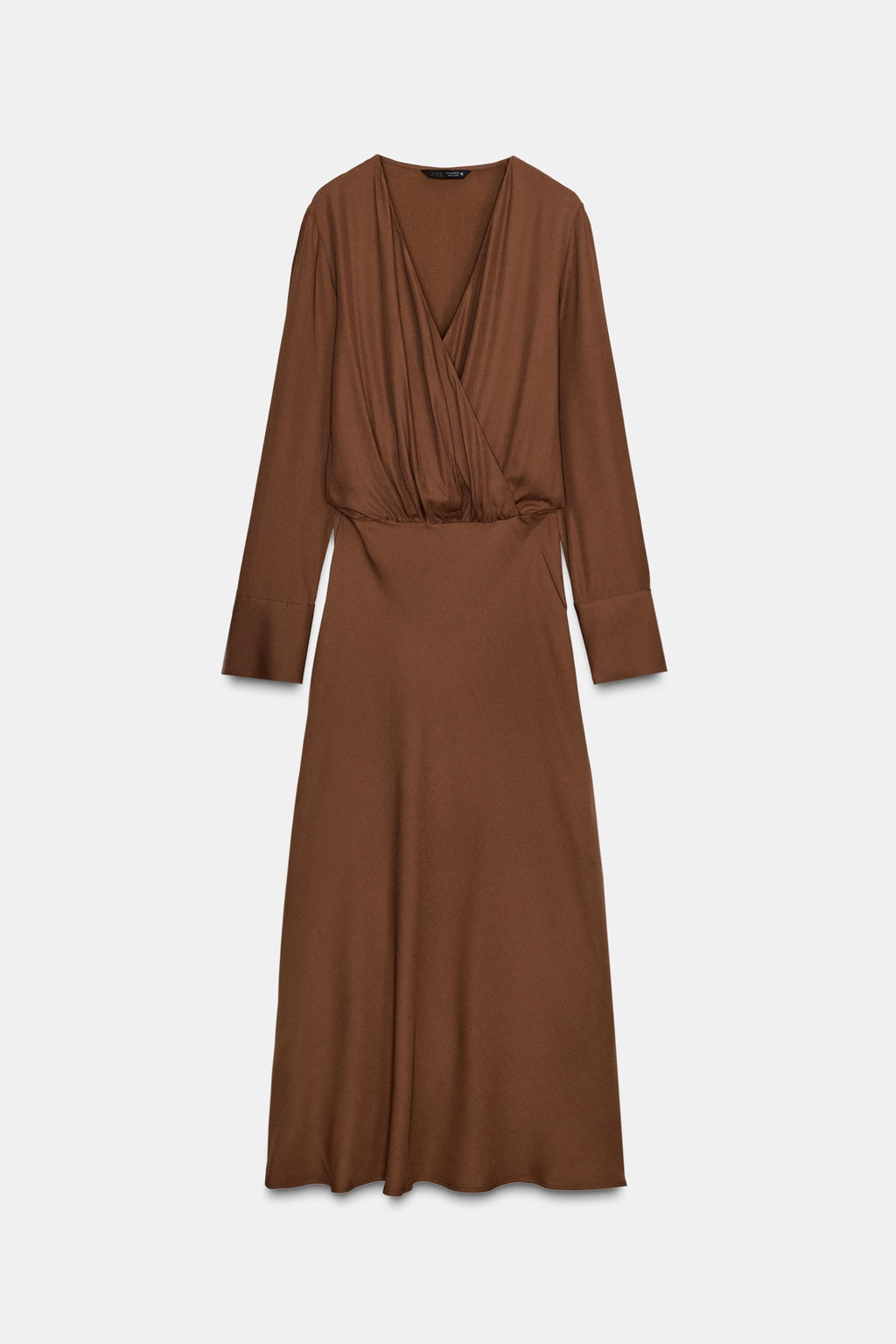 ZW COLLECTION LIMITED EDITION FLOWING WRAP DRESS - Zara фото 5