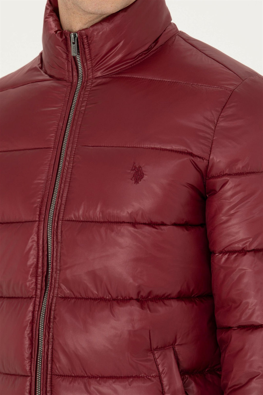 U. S. Polo Assn / Мужское бордово-красное пальто - U.s. polo assn фото 14