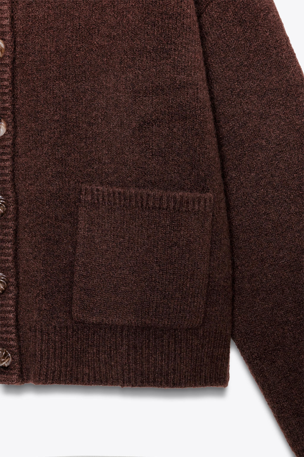 HIGH NECK KNIT CARDIGAN - Zara фото 9