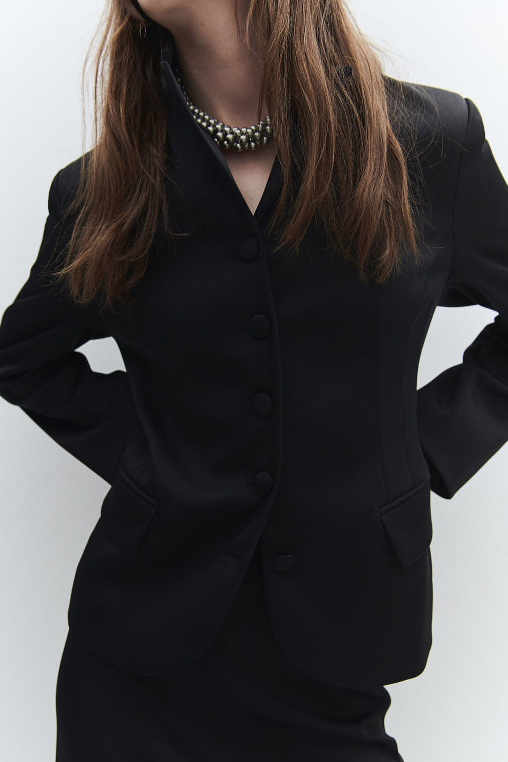 Americana entallada de saten - H&m фото 3