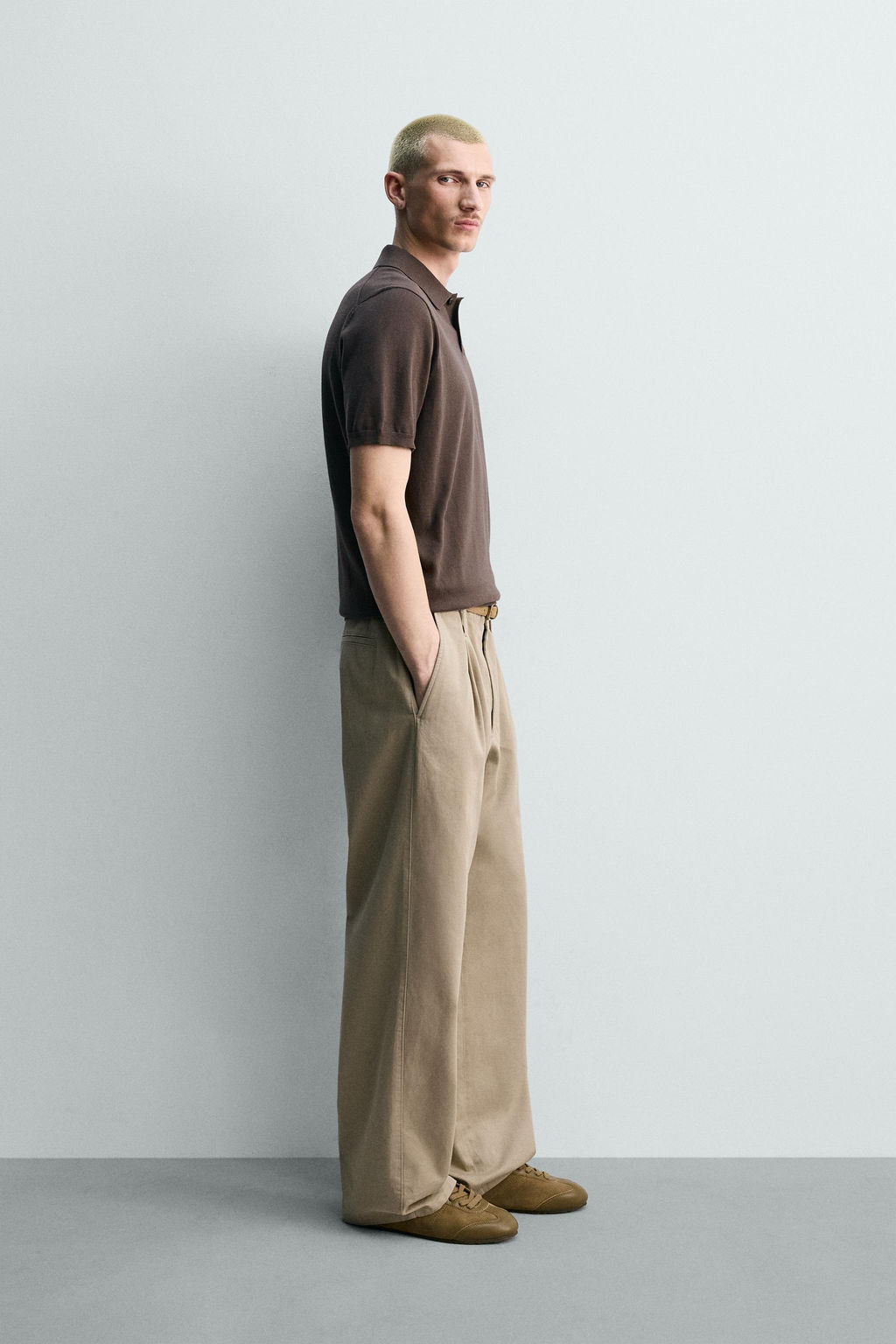 POLO PUNTO REGULAR FIT / Marr?n - Zara фото 4