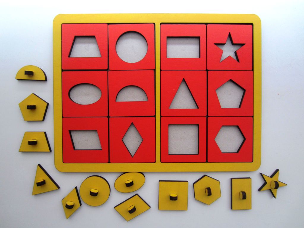 Рамки-вкладыши М.Монтессори Трафареты - Smiledecor фото 3