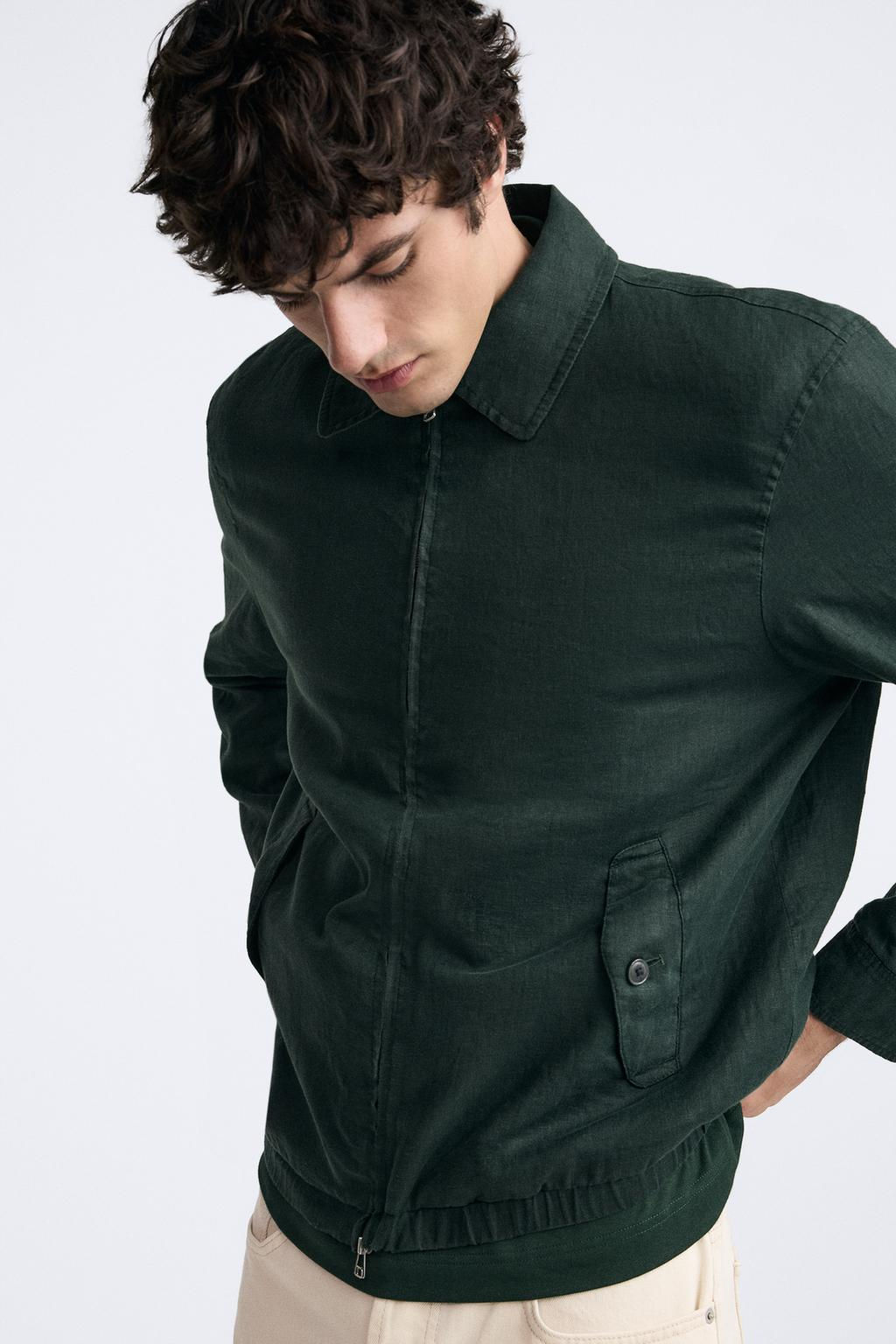 100% LINEN JACKET - Zara фото 6