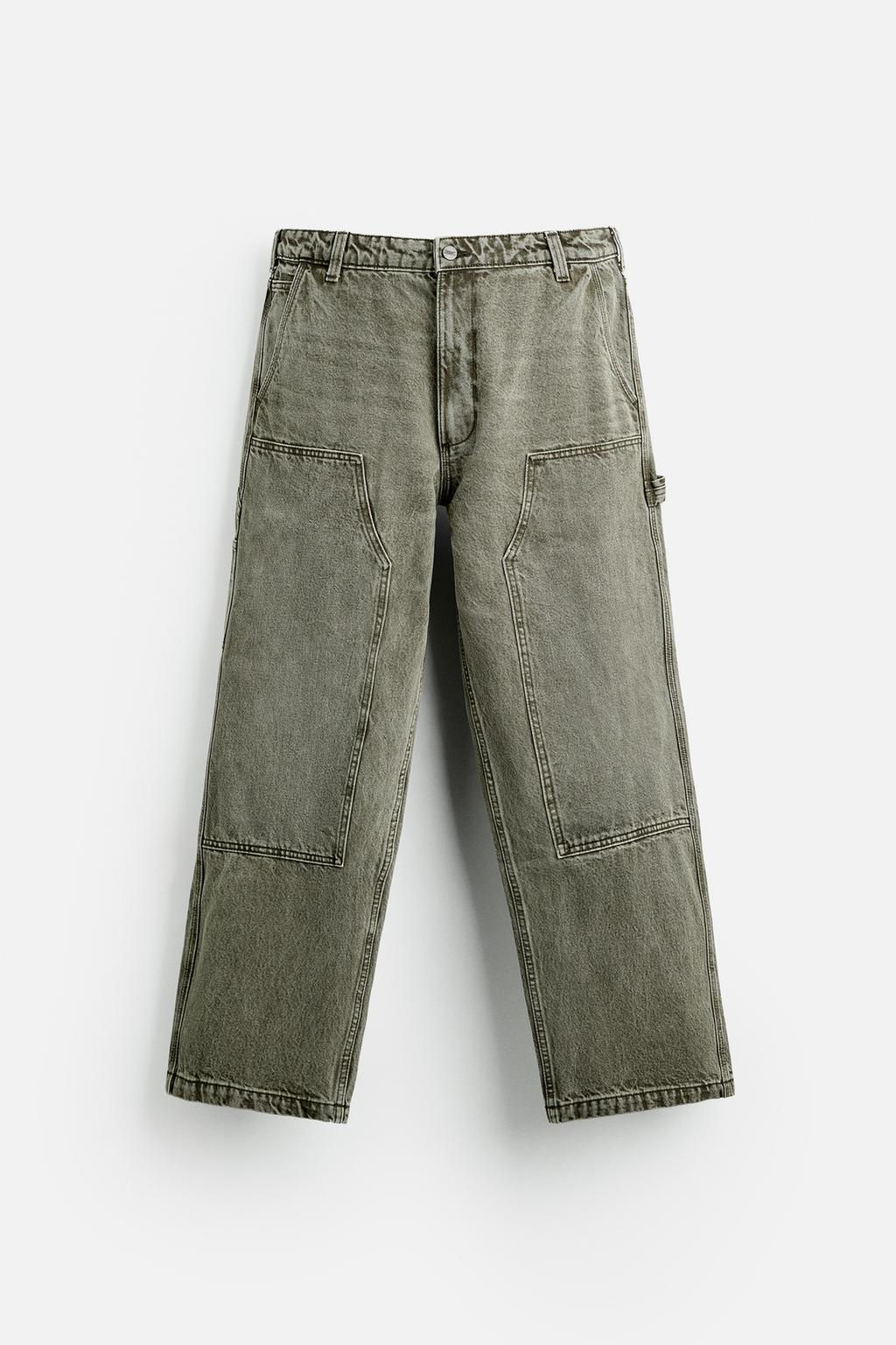 FADED CARPENTER POCKET TROUSERS - Zara фото 23