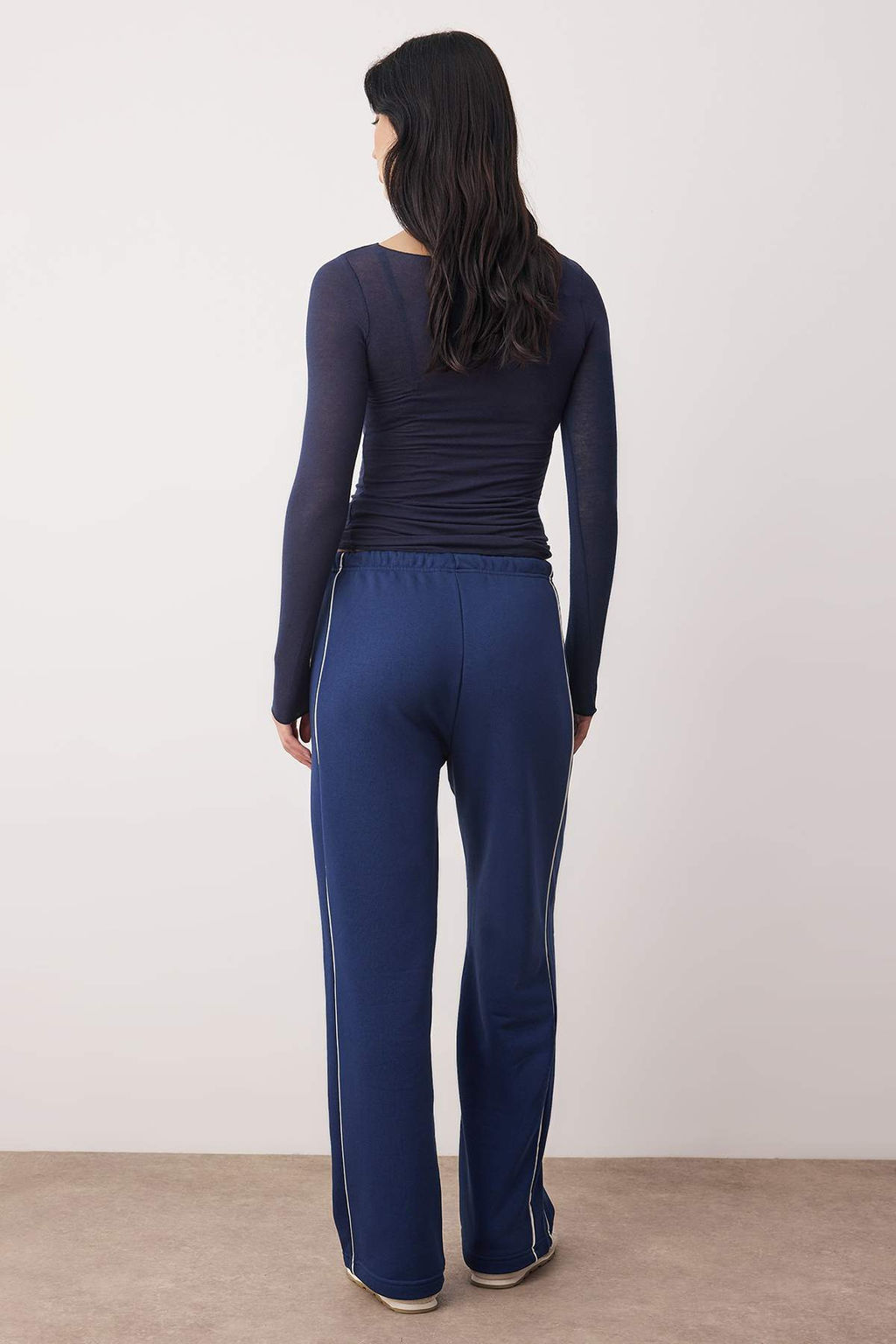 Kahverengi Wide Leg/Genis Kesim Biye Detayl? Orme Esofman Alt? TWOAW26EA00012 - Trendyolmilla фото 9