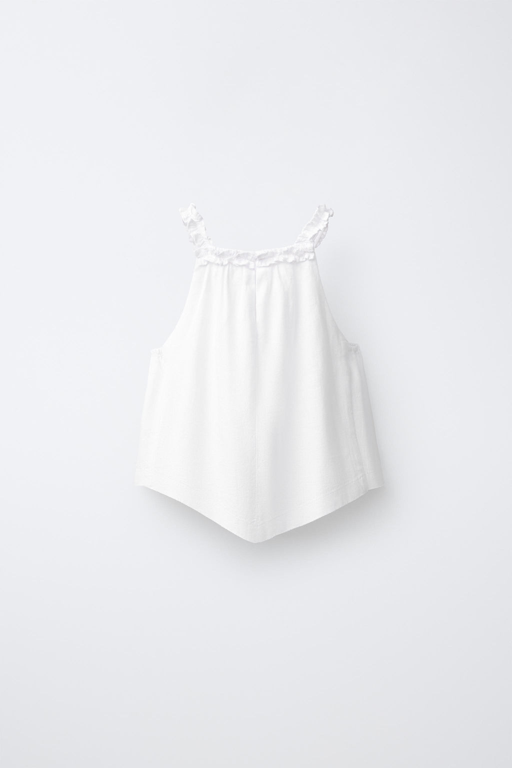 TOP HALTER CON LINO / Blanco roto - Zara фото 2