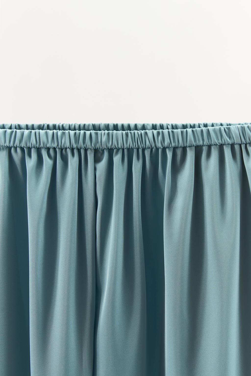 SATIN PYJAMA-STYLE TROUSERS - Zara фото 11