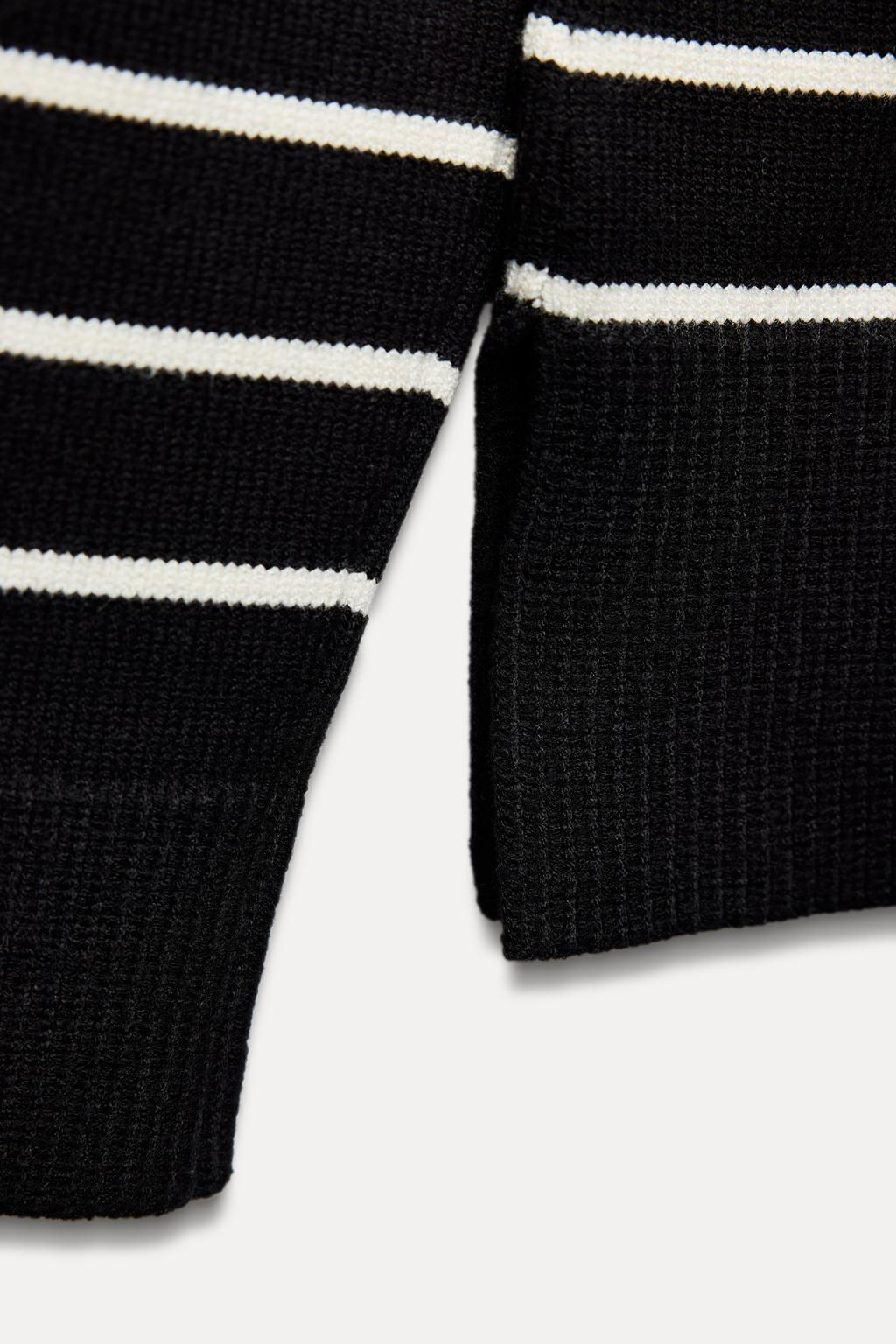 STRIPED KNIT CARDIGAN - Zara фото 6