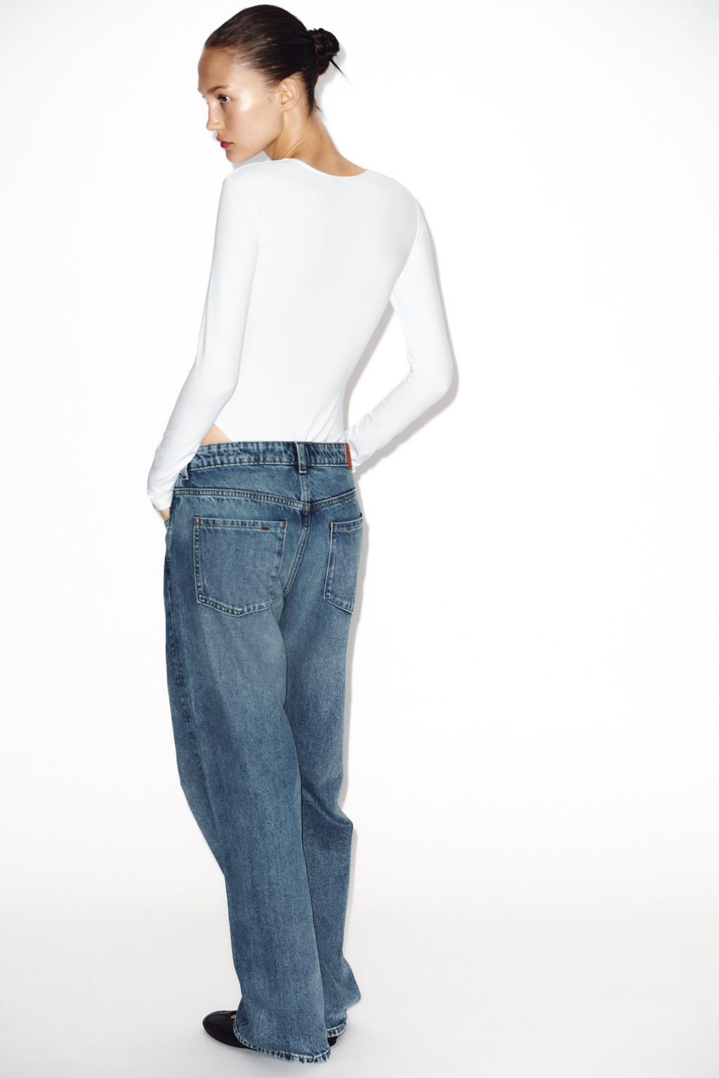 BASIC POLYAMIDE BODYSUIT - Zara фото 13