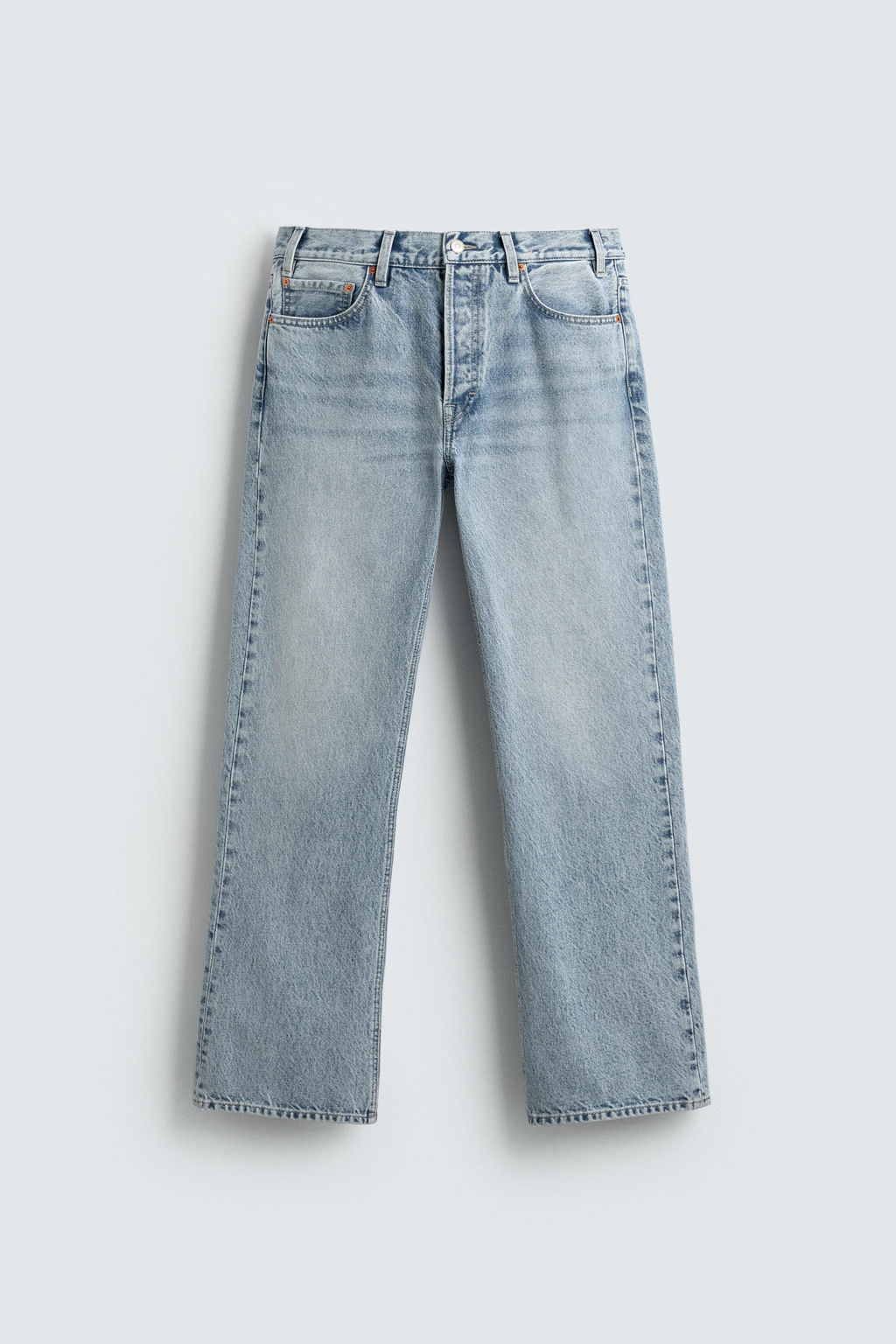 LIMITED EDITION STRAIGHT-LEG BOOTCUT JEANS - Zara фото 7