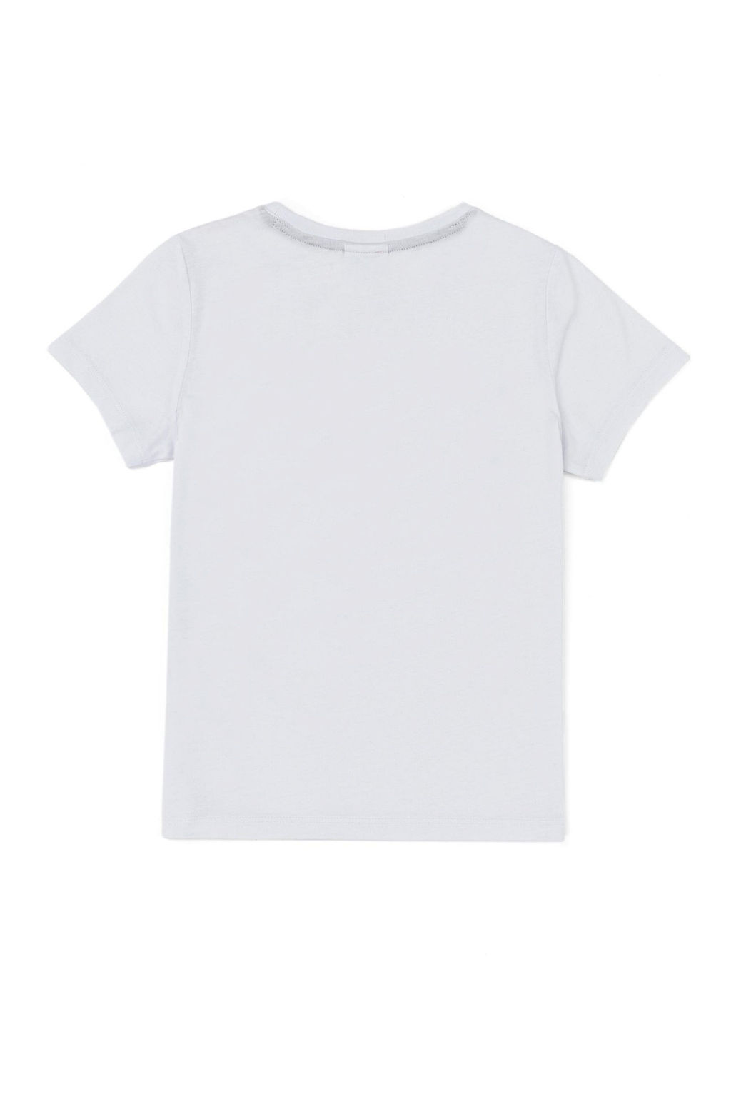 Детская белая футболка с круглым вырезом Неожиданная скидка в корзине - U.s. polo assn фото 2