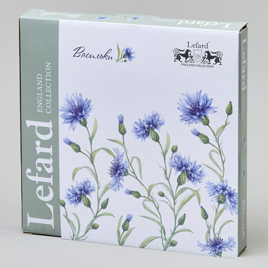 НАБОР ТАРЕЛОК ЗАКУСОЧНЫХ LEFARD ВАСИЛЬКИ 2 ШТ. 20,5 СМ  фото 2