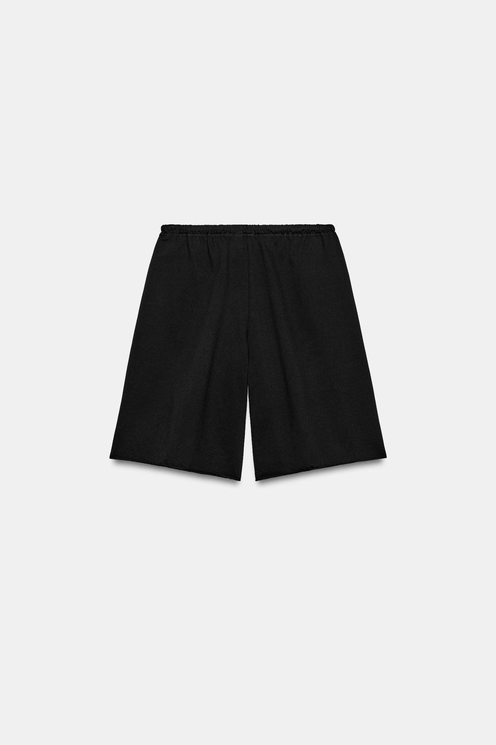 BERMUDA ALGOD?N CORDONES / Negro - Zara фото 4