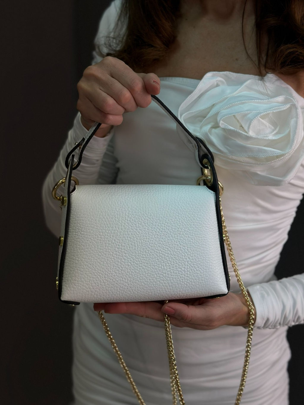 Сумка женская из телячьей кожи