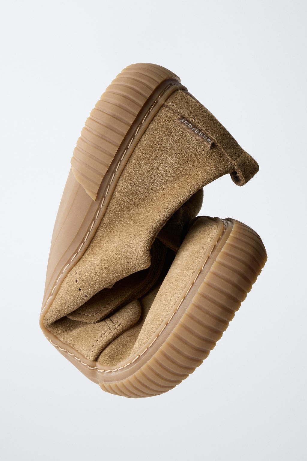 SPLIT SUEDE BAREFOOT TRAINERS