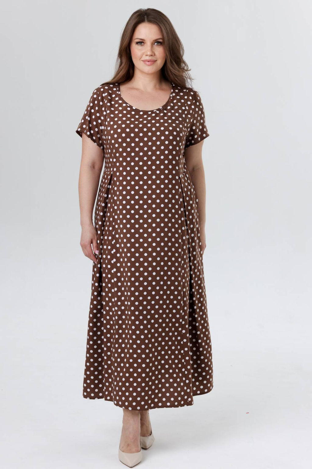 Платье женское 6124/01/Коричневый - Rise фото 3