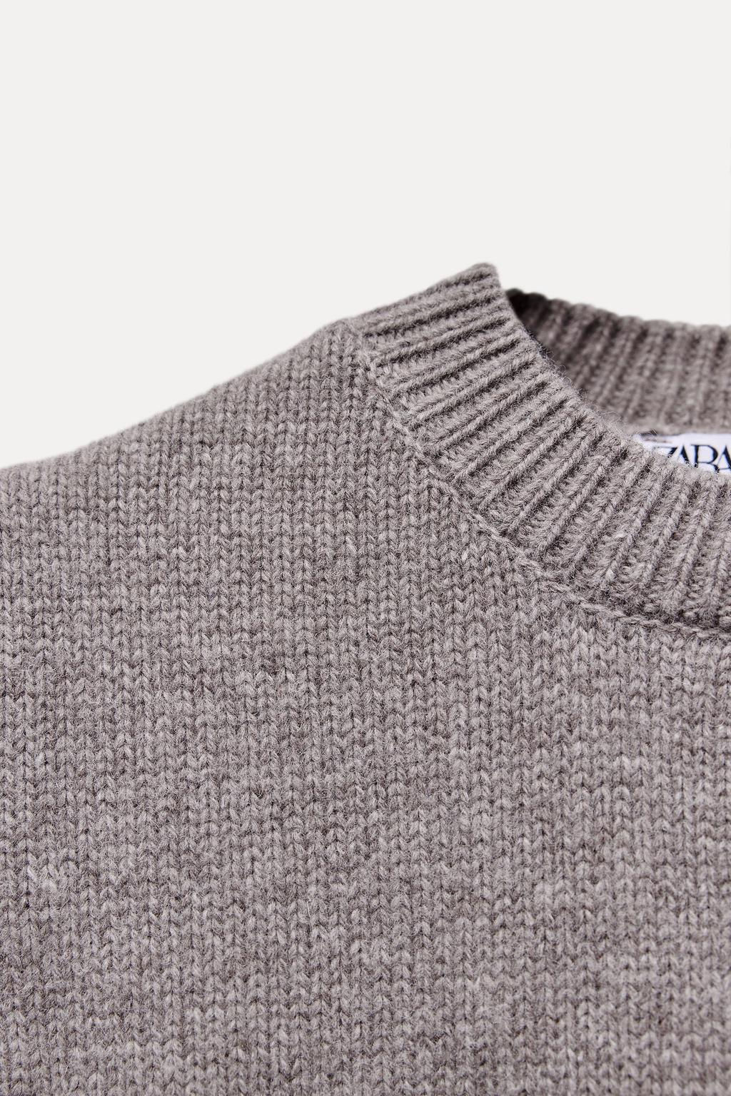 PLAIN KNIT VEST WITH WOOL - Zara фото 6