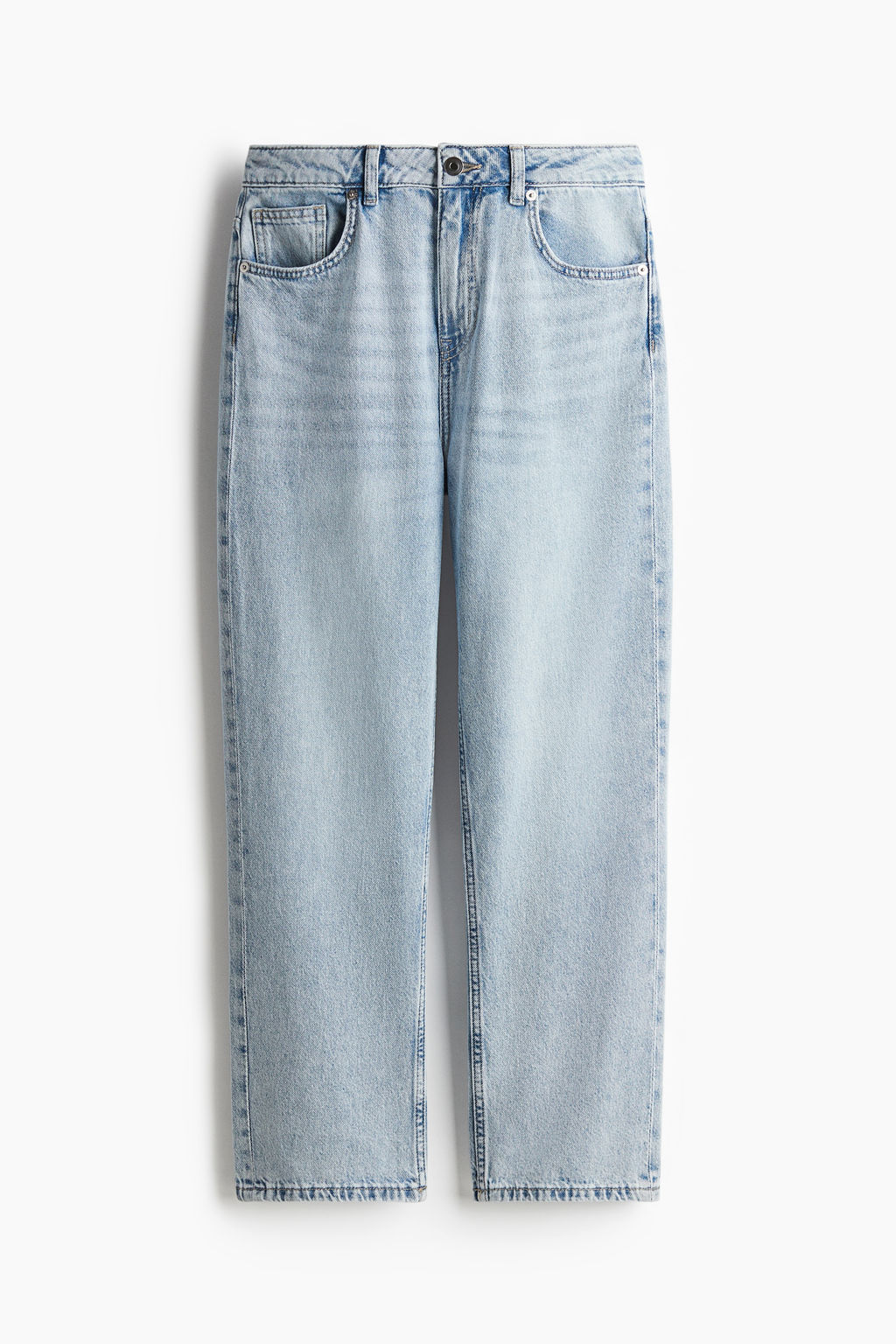 Straight High Ankle Jeans - H&m фото 3