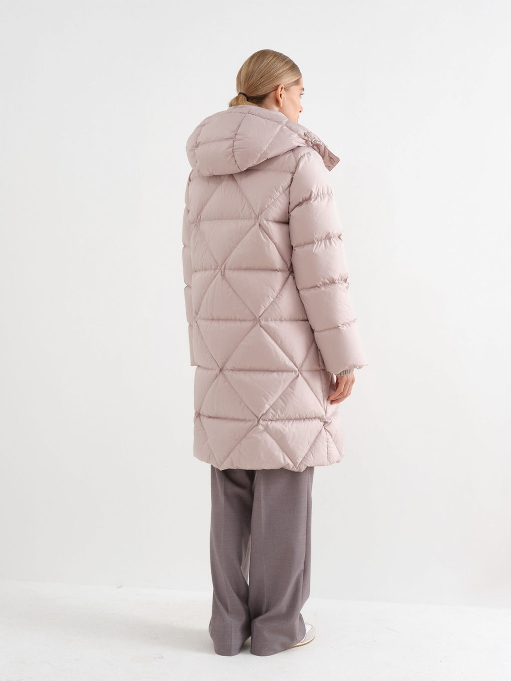 Conso/WDM 230553 - lilac mist Пуховое пальто  фото 5