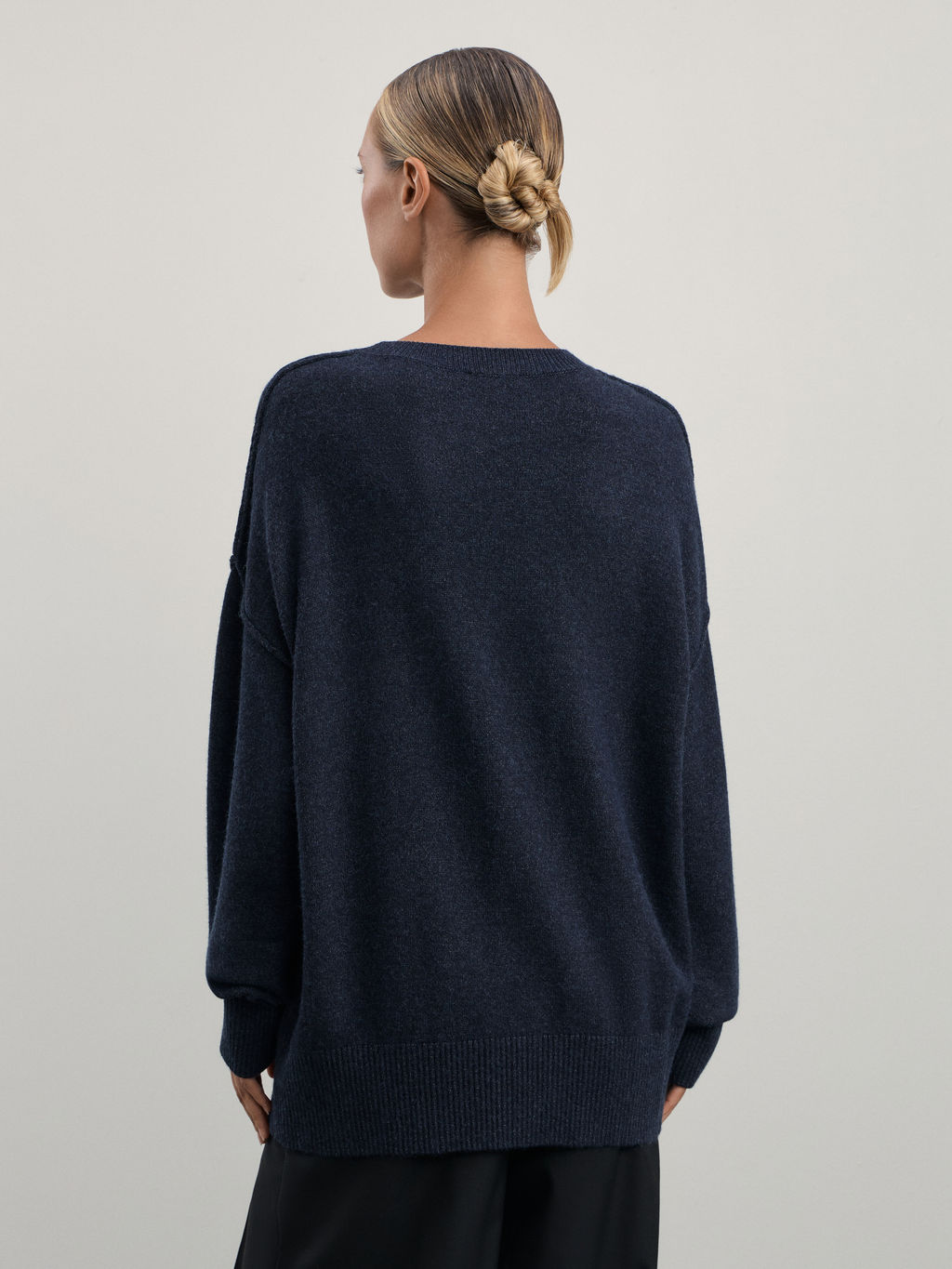 Джемпер из вискозы со швами / Zarina  фото 5