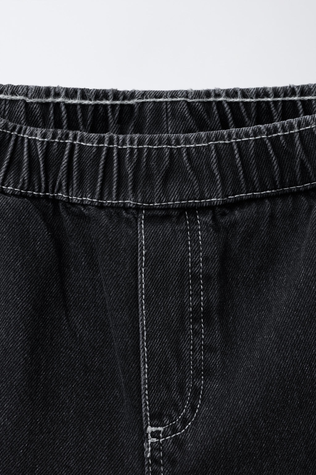 CONTRAST STITCH BALLOON JEANS - Zara фото 3