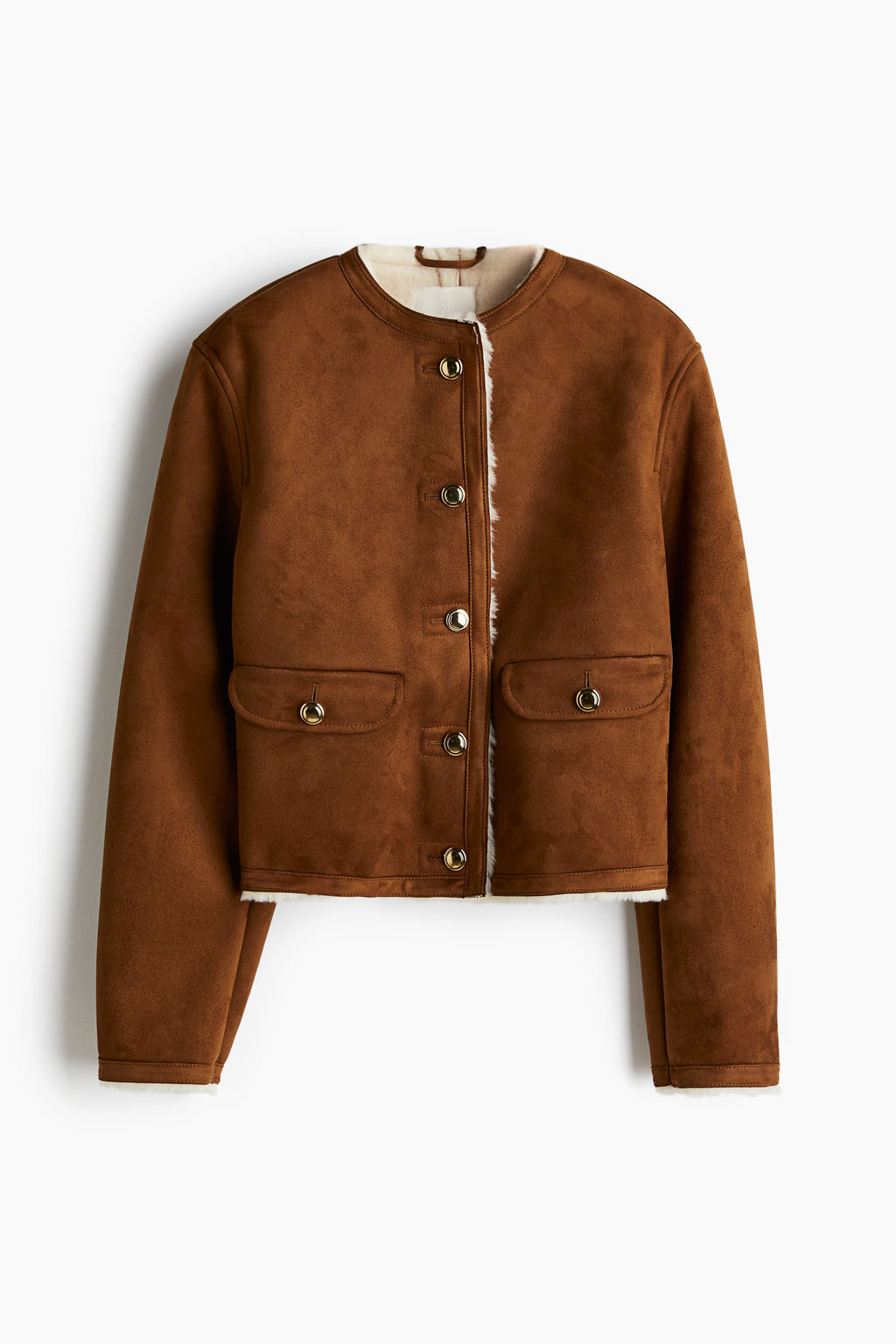 Chaqueta con forro de peluche - H&m фото 2