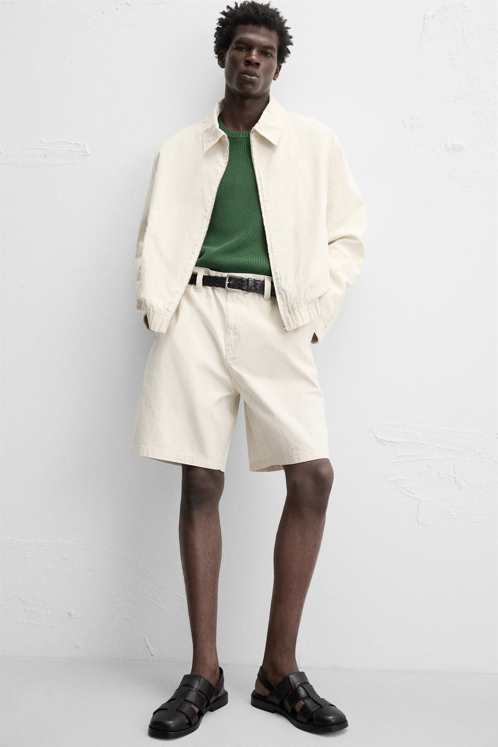 STRIPED TEXTURED JACKET - Zara фото 6