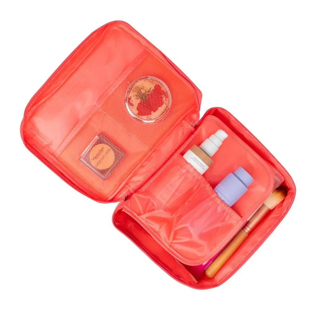 Kristaller Косметичка дорожная Travel rectangle, коралловый  фото 3
