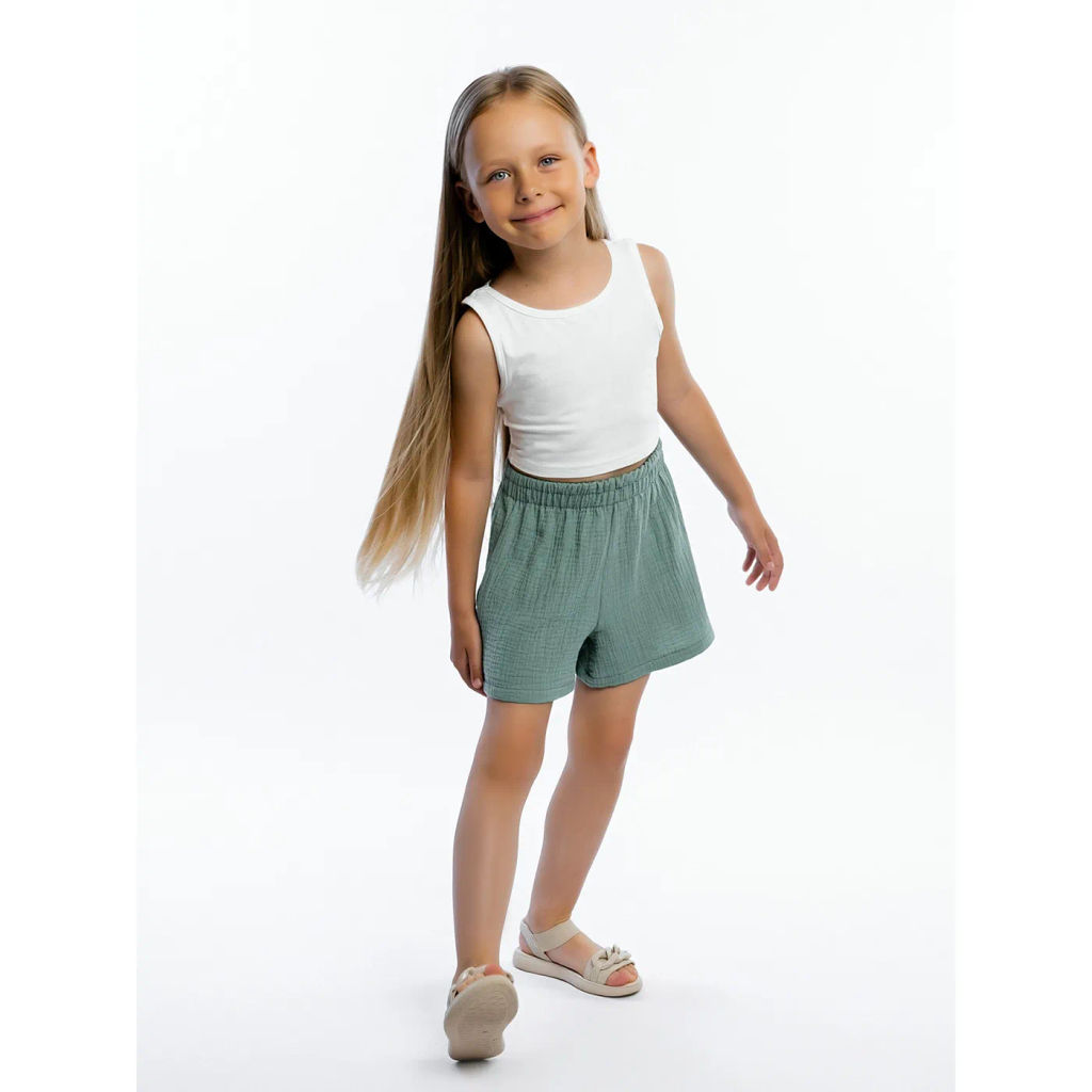 Комплект топ кулирка, шорты муслин 7015900101 - Youlala фото 5