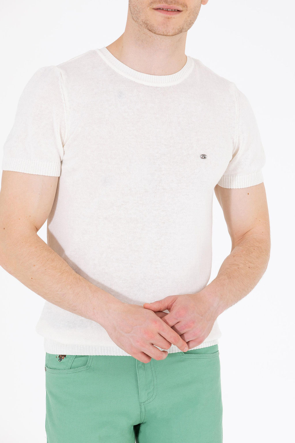 U. S. Polo Assn Мужской свитер цвета экрю - U.s. polo assn фото 21