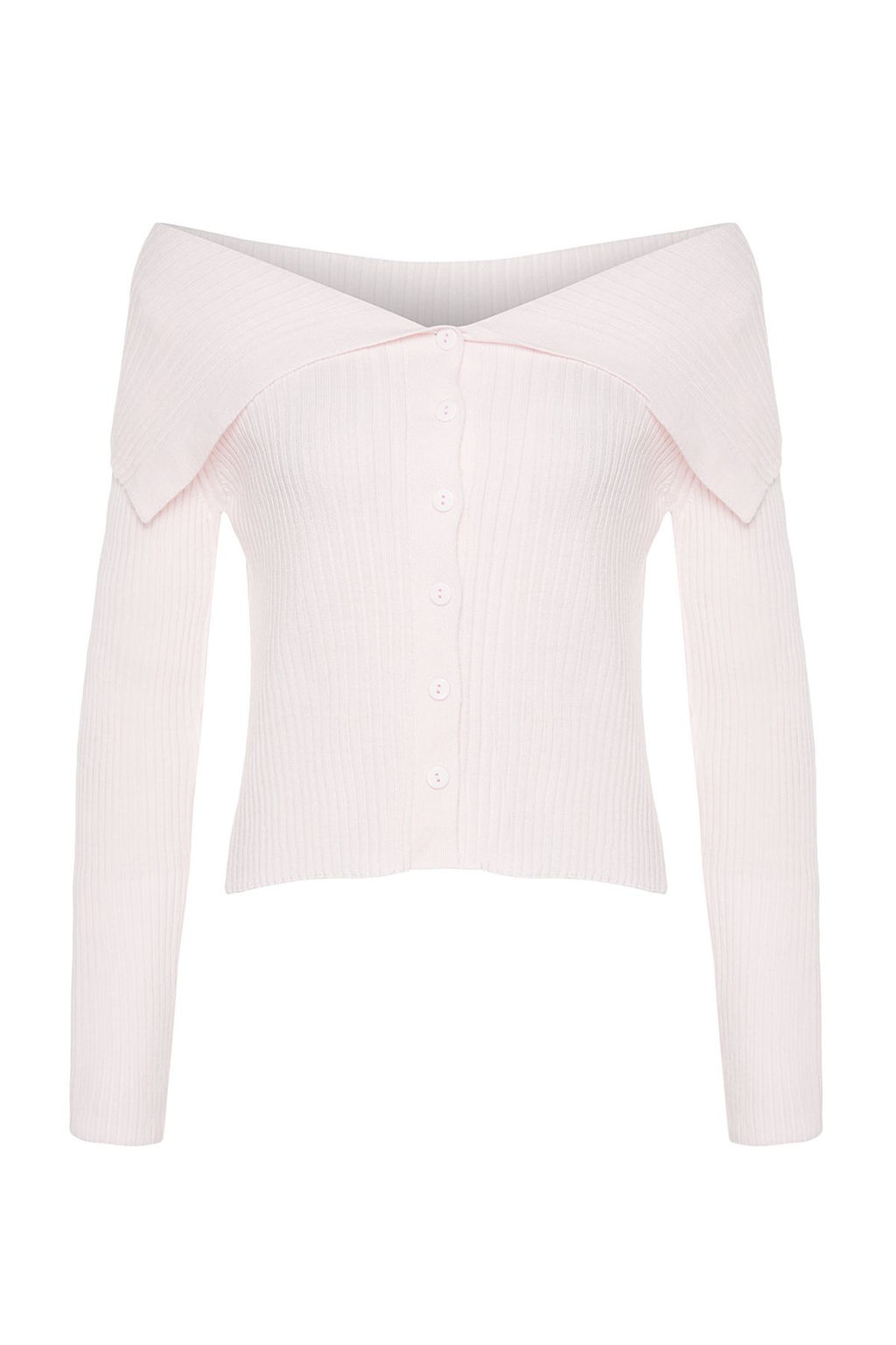 TRENDYOLMILLA Haki Devrik Yaka Triko H?rka TWOAW24HI00284  фото 13