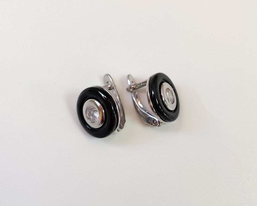 Серьги с керамикой