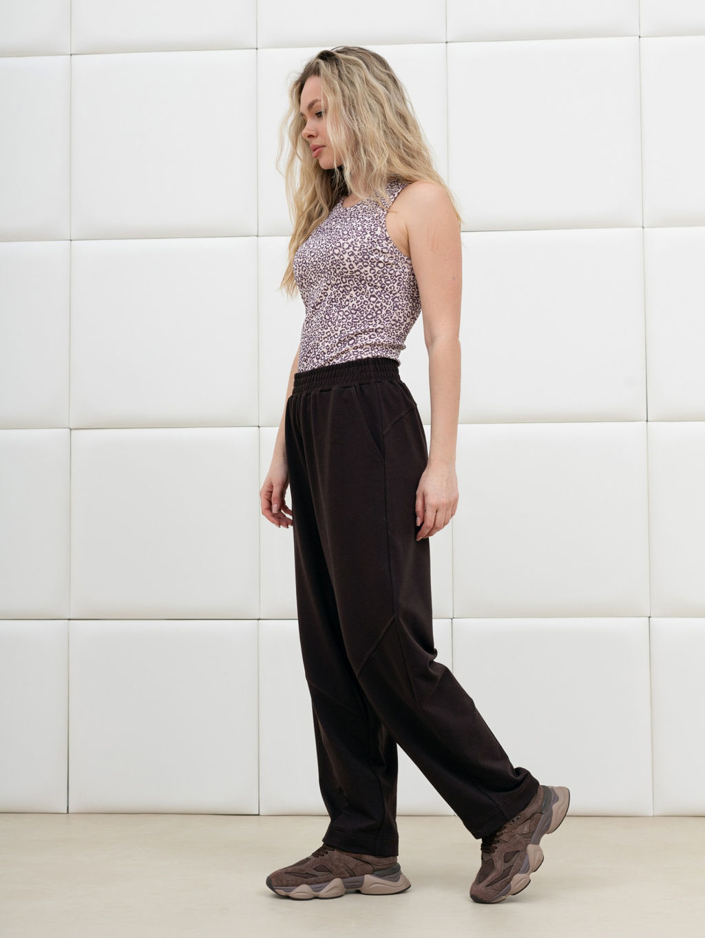 Брюки Бейс из футера с вискозой - Виотекс фото 23