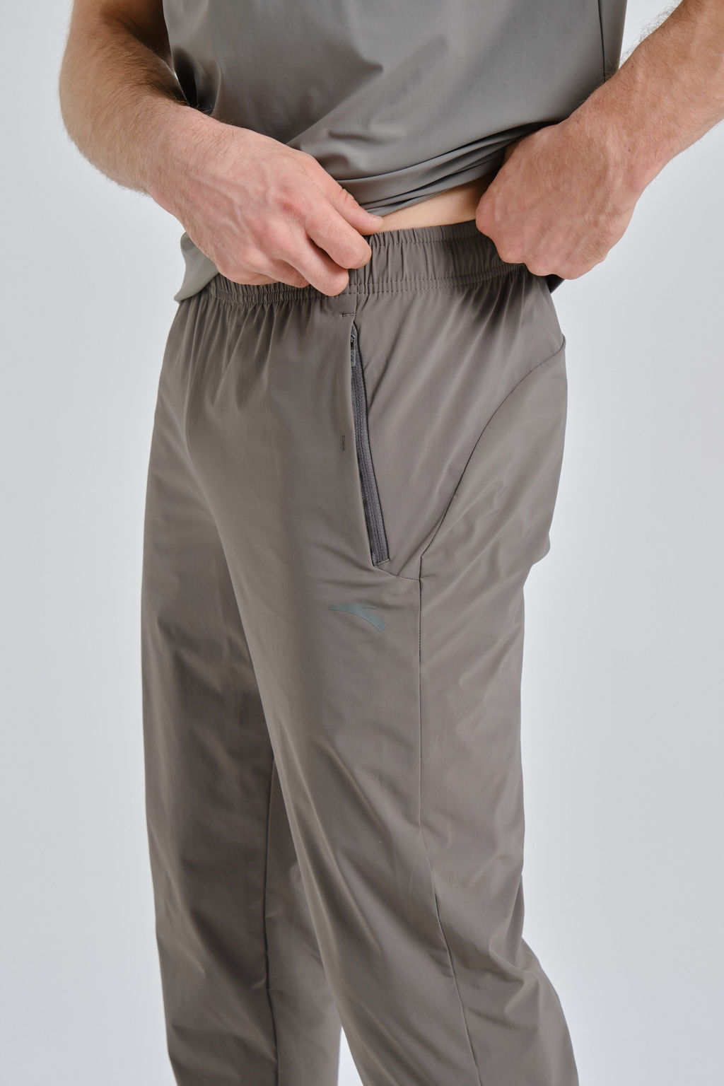 Брюки текстильные Серый - Anta фото 2