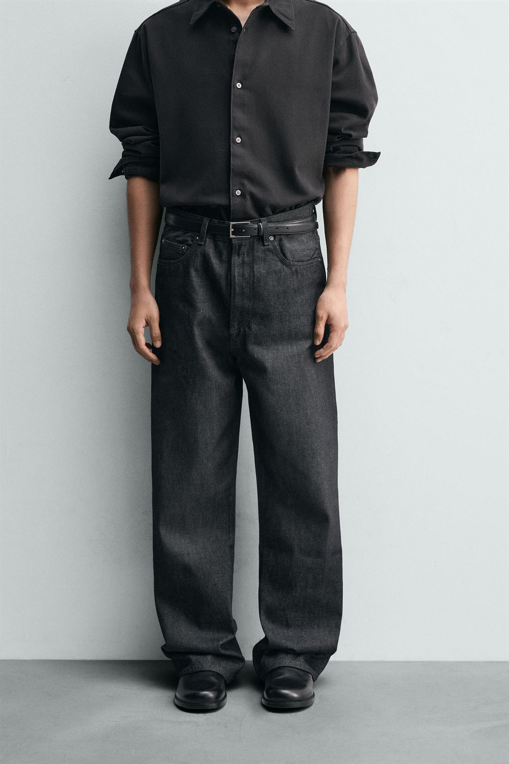 LOOSE FLARE FIT JEANS - Zara фото 2