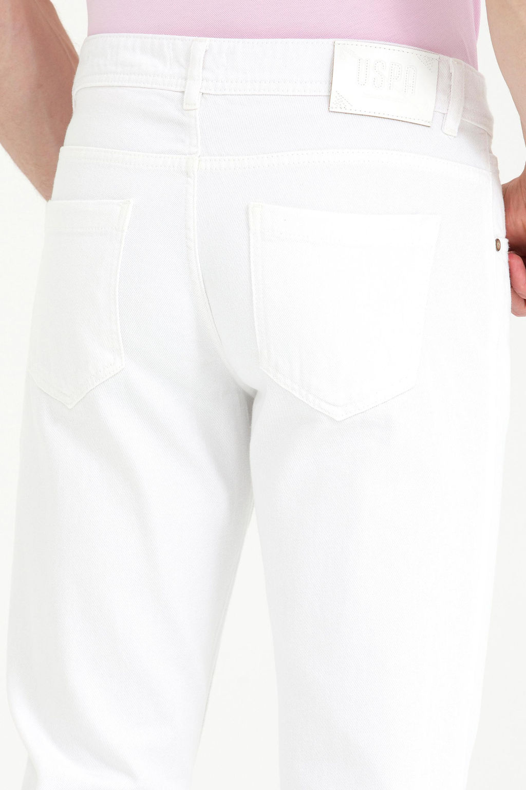 U. S. Polo Assn / Мужские белые джинсовые брюки - U.s. polo assn фото 7