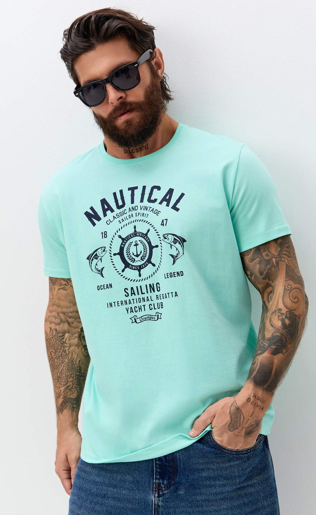 Футболка F611-06-930 mint - Fine joyce фото 2