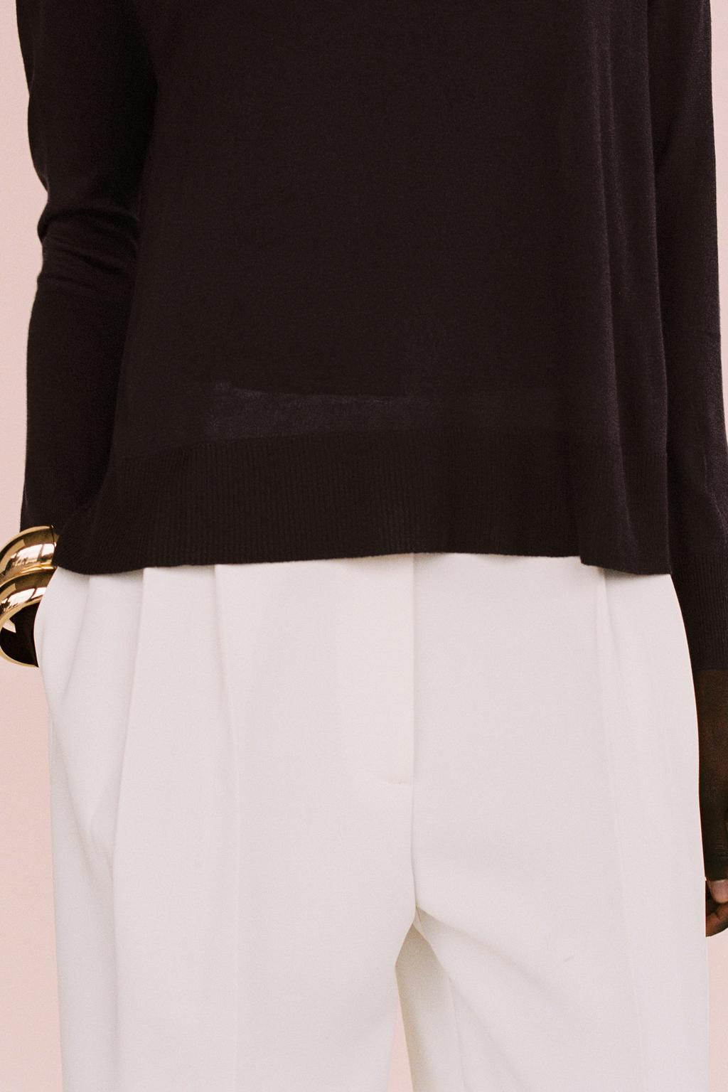BASIC FINE KNIT SWEATER - Zara фото 5