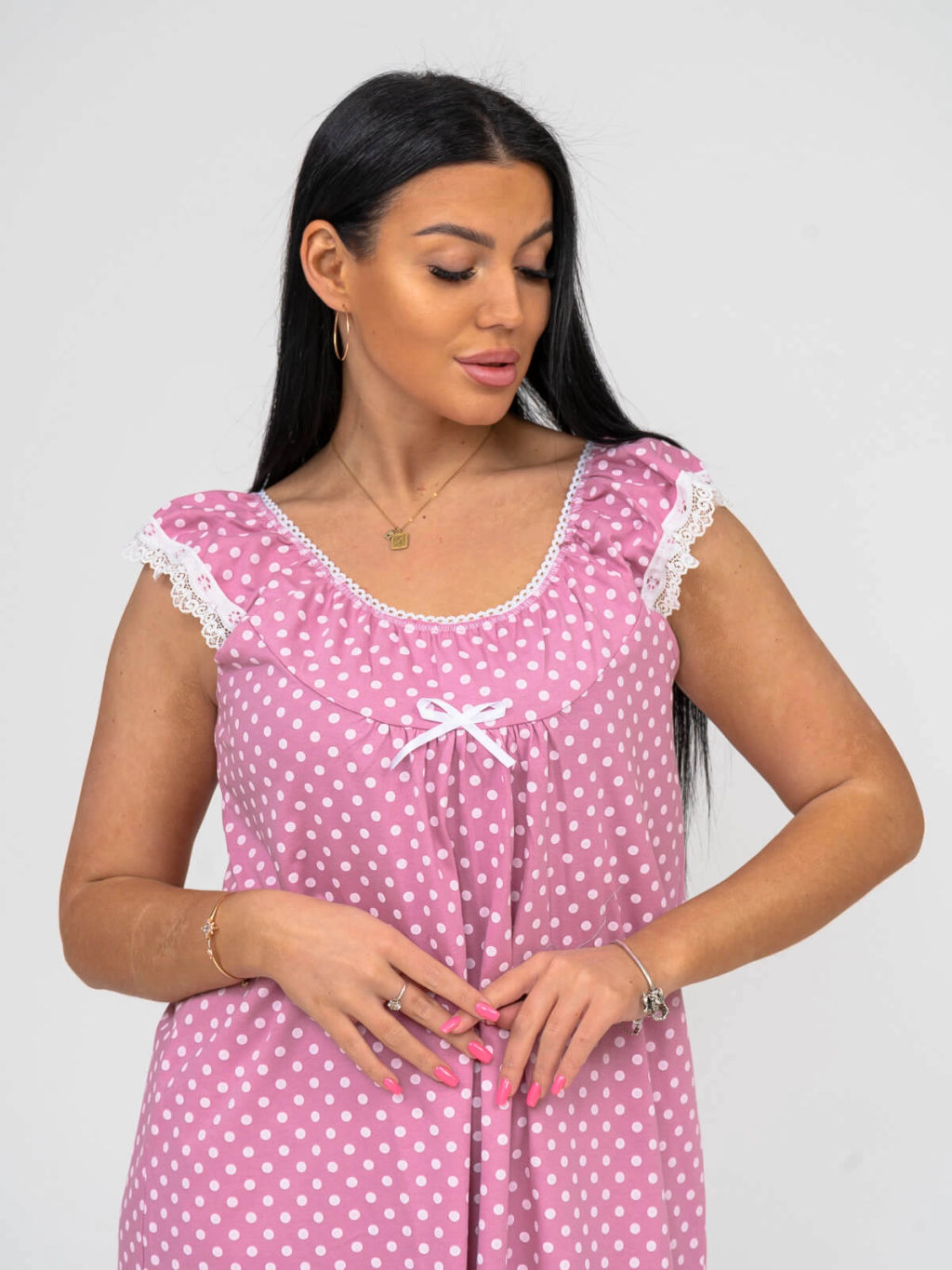 Ночная сорочка женская, цвет розовый